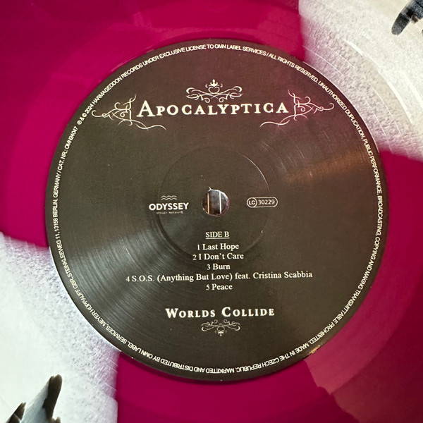Apocalyptica – Worlds Collide (2LP color)